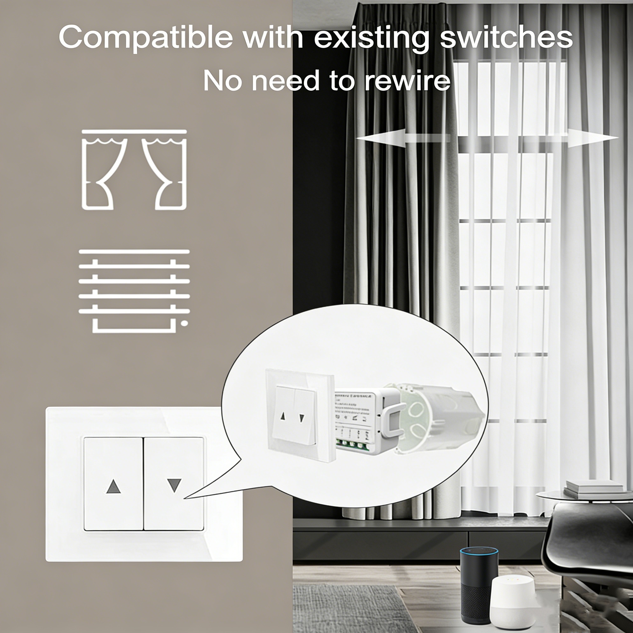 Tuya WiFi Curtain Switch Modul - مراجعة Curtain Motor وسعره