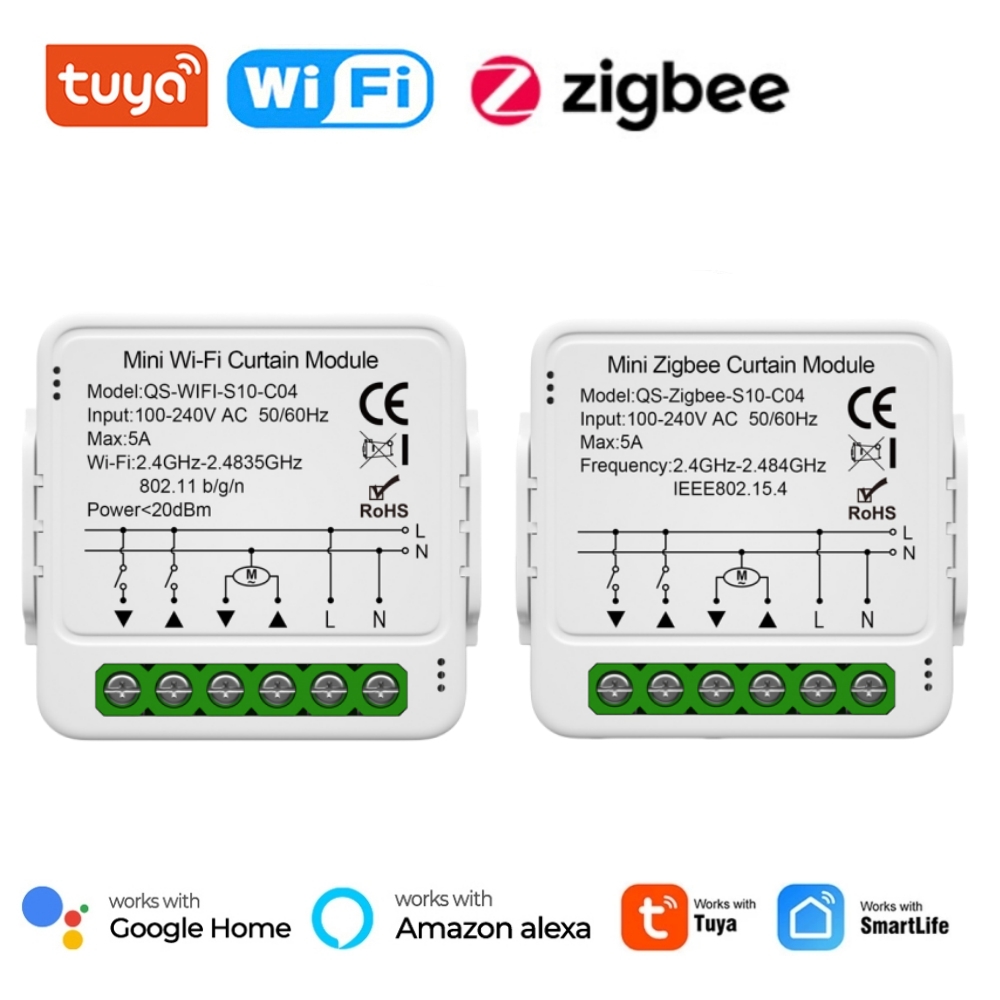 Tuya WiFi Zigbee Smart Curtain - مراجعة Curtain Motor وسعره